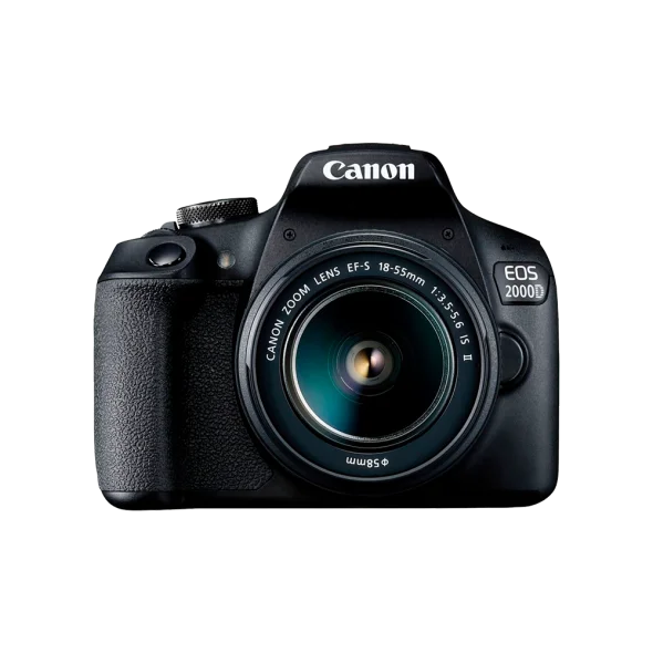 Зеркальный фотоаппарат Canon EOS 2000D kit (18-55mm) IS II (2728C008) | магазин Apple Grokholsky.com — Фото 1