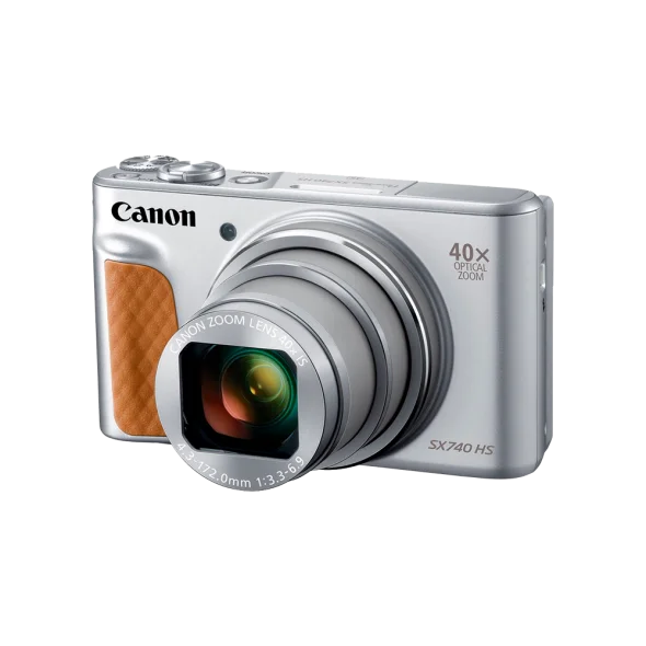 Компактный фотоаппарат Canon PowerShot SX740 HS Silver (2956C002) | магазин Apple Grokholsky.com — Фото 1