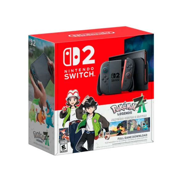 Портативная игровая приставка Nintendo Switch 2 Black Pokemon Legends: Z-A Bundle (0045496337254) | магазин Apple Grokholsky.com — Фото 1