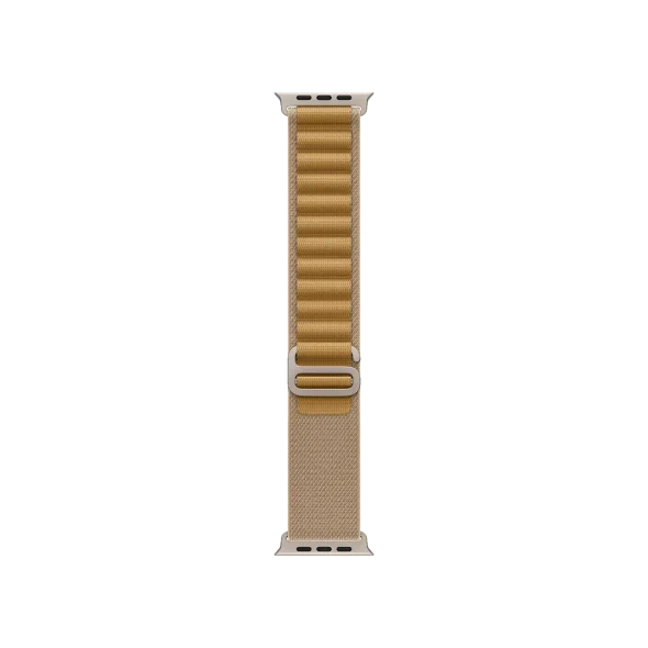Ремешок Apple Alpine Loop Tan - Natural Titanium Finish для Watch 44/45/46/49mm - Medium (MXN23) | магазин Apple Grokholsky.com — Фото 1