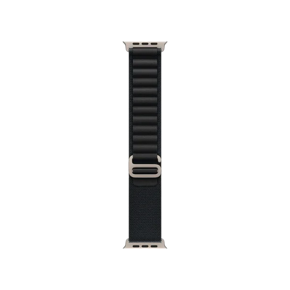 Ремінець Apple Black Alpine Loop - Natural Titanium Finish для Watch 44/45/46/49mm - Small (MFTE4) | магазин Apple Grokholsky.com — Фото 1