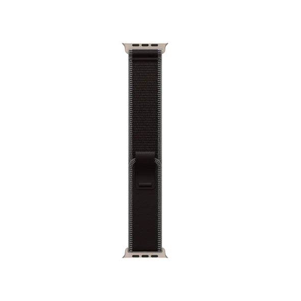 Ремінець Apple Black/Charcoal Trail Loop - Natural Titanium Finish для Watch 44/45/46/49mm - M/L (MFT94) | магазин Apple Grokholsky.com — Фото 1