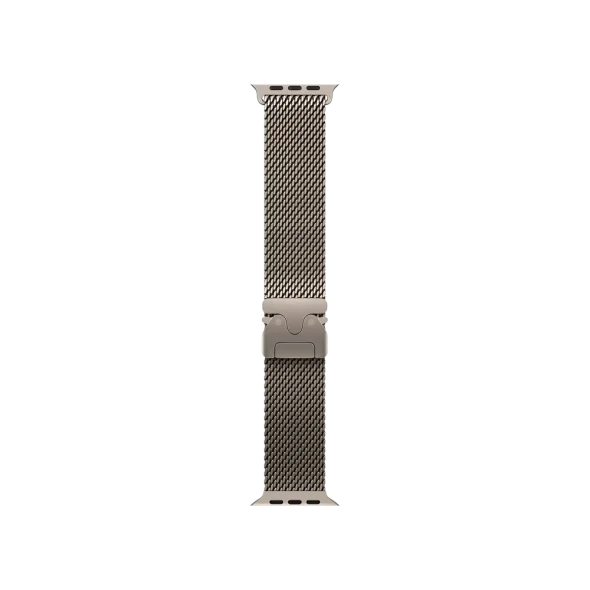 Ремінець Apple Milanese Loop Natural Titanium для Watch 44/45/46/49mm - Medium (MXKD3) | магазин Apple Grokholsky.com — Фото 1