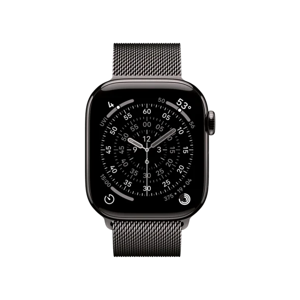 Ремінець Apple Milanese Loop Slate для Watch 44/45/46/49mm - S/M (MC7L4) | магазин Apple Grokholsky.com — Фото 2