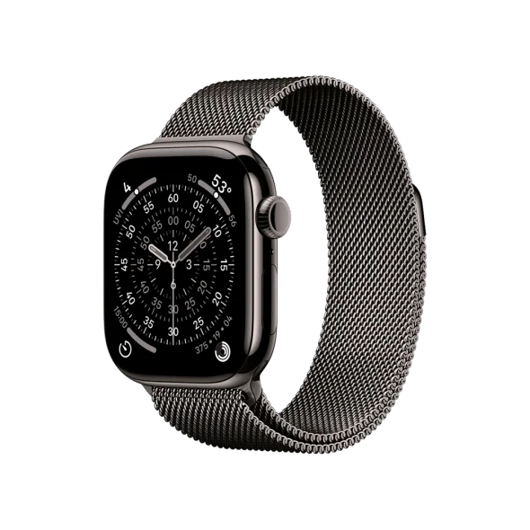 Ремінець Apple Milanese Loop Slate для Watch 44/45/46/49mm - S/M (MC7L4) | магазин Apple Grokholsky.com — Фото 3
