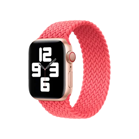 Ремешок Apple Pink Punch Braided Solo Loop - Size 5 для Watch 38/40mm (MY6E2) | магазин Apple Grokholsky.com — Фото 2