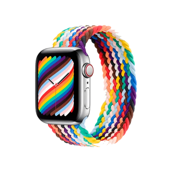 Ремінець Apple Pride Edition Braided Solo Loop - Size 7 для Watch 38/40mm (MJX63) | магазин Apple Grokholsky.com — Фото 3
