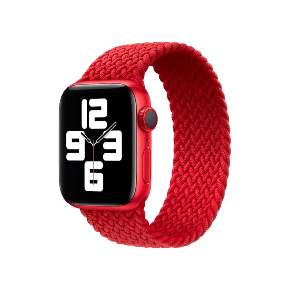 Ремешок Apple Product Red Braided Solo Loop - Size 6 для Apple Watch 38/40mm (MY7L2) | магазин Apple Grokholsky.com — Фото 3