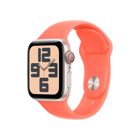 Ремінець Apple Sport Band S/M для Watch 44/45/46/49mm - Tangerine (MDT54) | магазин Apple Grokholsky.com — Фото 2