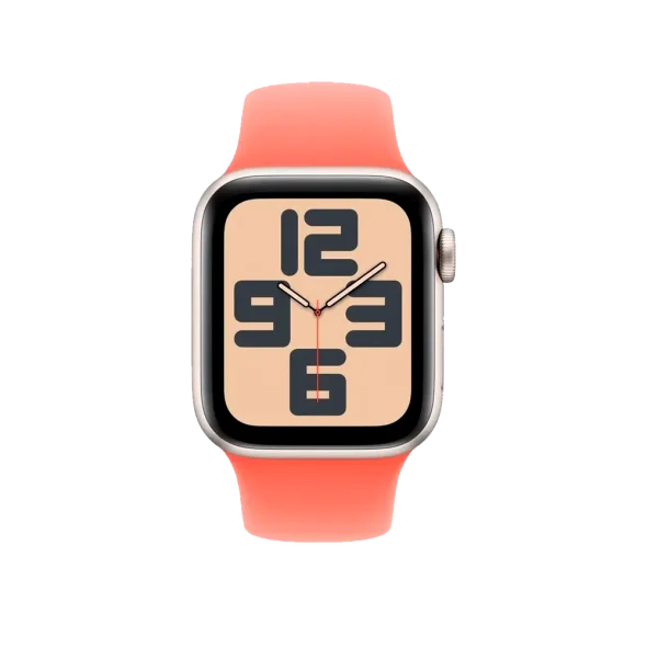 Ремінець Apple Sport Band S/M для Watch 44/45/46/49mm - Tangerine (MDT54) | магазин Apple Grokholsky.com — Фото 3