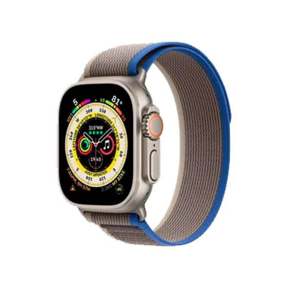 Ремінець Apple Trail Loop Band M/L для Watch 49mm - Blue/Gray (MQEK3) | магазин Apple Grokholsky.com — Фото 3