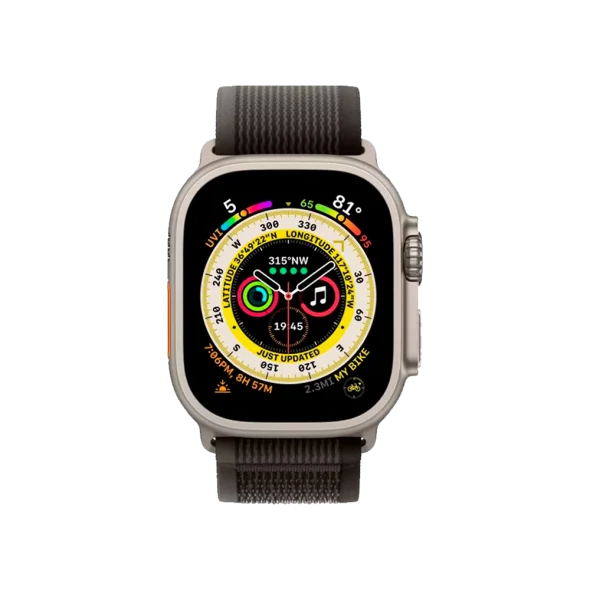 ремінець Apple Trail Loop Band S/M для Watch 49mm - Black/Gray (MQEP3) | магазин Apple Grokholsky.com — Фото 3
