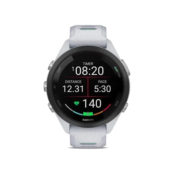 Смарт-часы Garmin Forerunner 965 Titanium Bezel w. Whiteston Case and Whiteston/Powder Gray S. Band (010-02809-01/11) | магазин Apple Grokholsky.com — Фото 2