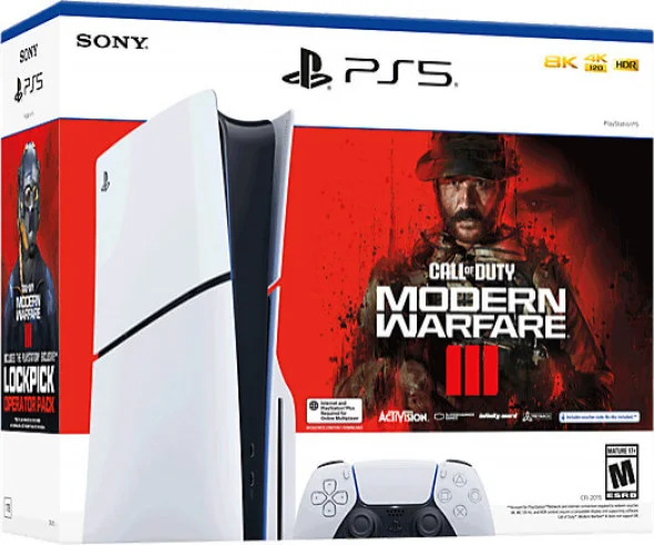 Стаціонарна ігрова приставка Sony PlayStation 5 Slim 1TB Call of Duty Modern Warfare III Bundle (1000037794) | магазин Apple Grokholsky.com — Фото 1