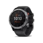 Смарт-часы Garmin Fenix 6 Solar Silver with black band (010-02410-00) | магазин Apple Grokholsky.com — Фото 1