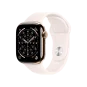 Смарт-годинник Apple Watch Series 11 GPS + Cellular 42mm Gold Titanium Case w. Light Blush Sport Band - M/L (MF8X4) | магазин Apple Grokholsky.com — Фото 1