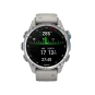 Смарт-часы Garmin Descent Mk3 43 mm Stainless Steel with Fog Gray Silicone Band (010-02753-04/03) | магазин Apple Grokholsky.com — Фото 3