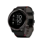 Смарт-годинник Garmin Venu 2 Slate with Black Leather Band (010-02430-21) | магазин Apple Grokholsky.com — Фото 1