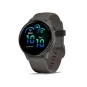 Смарт-годинник Garmin Vivoactive 6 Slate with Pebble Grey Band (010-02985-04) | магазин Apple Grokholsky.com — Фото 1