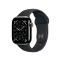 Смарт-годинник Apple Watch Series 11 GPS + Cellular 42mm Slate Titanium Case w. Black Sport Band - M/L (MF8T4) | магазин Apple Grokholsky.com — Фото 1
