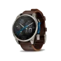 Смарт-годинник Garmin D2 Mach 2 47mm Titanium w. Oxford Brown Leather Band (010-02904-30/31) | магазин Apple Grokholsky.com — Фото 1