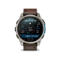 Смарт-годинник Garmin D2 Mach 2 47mm Titanium w. Oxford Brown Leather Band (010-02904-30/31) | магазин Apple Grokholsky.com — Фото 3