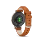 Смарт-годинник Garmin Lily 2 Classic Cream Gold with Tan Leather Band (010-02839-02/60) | магазин Apple Grokholsky.com — Фото 3