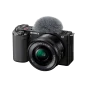 Бездзеркальний фотоапарат Sony ZV-E10 kit (16-50mm) Black (ILCZVE10LB.CEC) | магазин Apple Grokholsky.com — Фото 1