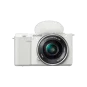 Беззеркальный фотоаппарат Sony ZV-E10 kit (16-50mm) White (ILCZVE10LW.CEC) | магазин Apple Grokholsky.com — Фото 1