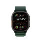 Ремінець Apple Alpine Loop Dark Green - Black Titanium Finish для Watch 44/45/46/49mm - Small (MYPQ3) | магазин Apple Grokholsky.com — Фото 2
