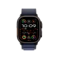 Ремінець Apple Alpine Loop Navy - Black Titanium Finish для Watch 44/45/46/49mm - Large (MYPY3) | магазин Apple Grokholsky.com — Фото 2