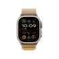Ремешок Apple Alpine Loop Tan - Natural Titanium Finish для Watch 44/45/46/49mm - Large (MXN33) | магазин Apple Grokholsky.com — Фото 2