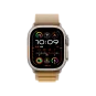Ремешок Apple Alpine Loop Tan - Natural Titanium Finish для Watch 44/45/46/49mm - Medium (MXN23) | магазин Apple Grokholsky.com — Фото 2