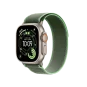 Ремінець Apple Green/Neon Trail Loop - Natural Titanium Finish для Watch 44/45/46/49mm - M/L (MFT54) | магазин Apple Grokholsky.com — Фото 2