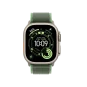 Ремінець Apple Green/Neon Trail Loop - Natural Titanium Finish для Watch 44/45/46/49mm - S/M (MFT44) | магазин Apple Grokholsky.com — Фото 2