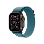 Ремінець Apple Light Blue Alpine Loop - Black Titanium Finish для Watch 44/45/46/49mm - Large (MG9M4) | магазин Apple Grokholsky.com — Фото 3