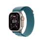 Ремінець Apple Light Blue Alpine Loop - Natural Titanium Finish для Watch 44/45/46/49mm - Medium (MFTJ4) | магазин Apple Grokholsky.com — Фото 3
