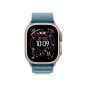 Ремінець Apple Light Blue Alpine Loop - Natural Titanium Finish для Watch 44/45/46/49mm - Small (MFTH4) | магазин Apple Grokholsky.com — Фото 2