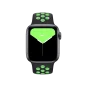 Ремінець Nike Apple Watch 38mm/40mm Black / Lime Blast Nike Sport Band (MXQW2) | магазин Apple Grokholsky.com — Фото 3