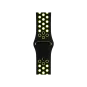 Ремінець Nike Apple Watch 38mm/40mm Black/Volt Nike Sport Band (MQ2H2) | магазин Apple Grokholsky.com — Фото 1